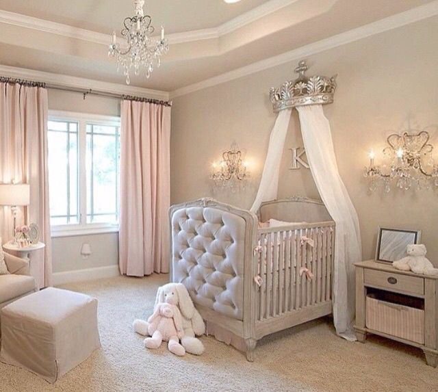 Princess Baby Room Decor
 Royally beautiful nursery for my future prince or princess