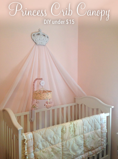 Princess Baby Room Decor
 DIY Baby Girl Princess Crib Canopy