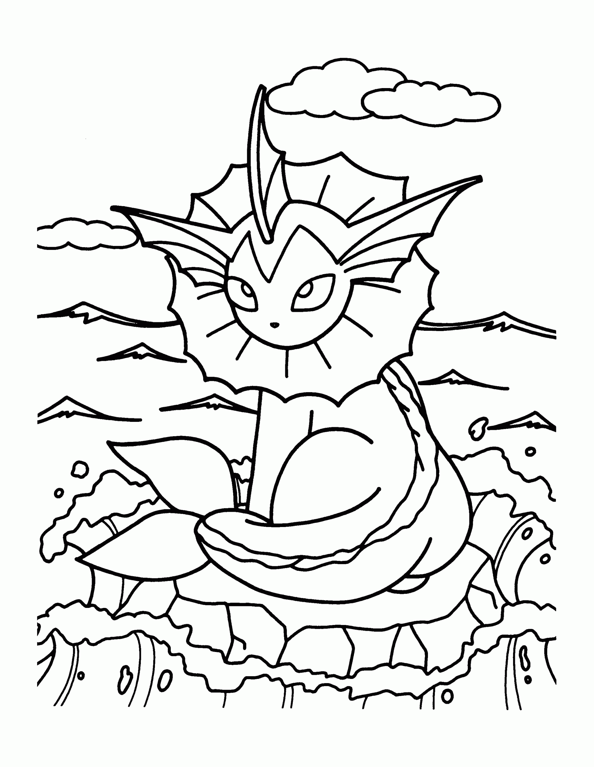 Printable Pokemon Coloring Pages
 Pokemon Coloring Pages Join your favorite Pokemon on an
