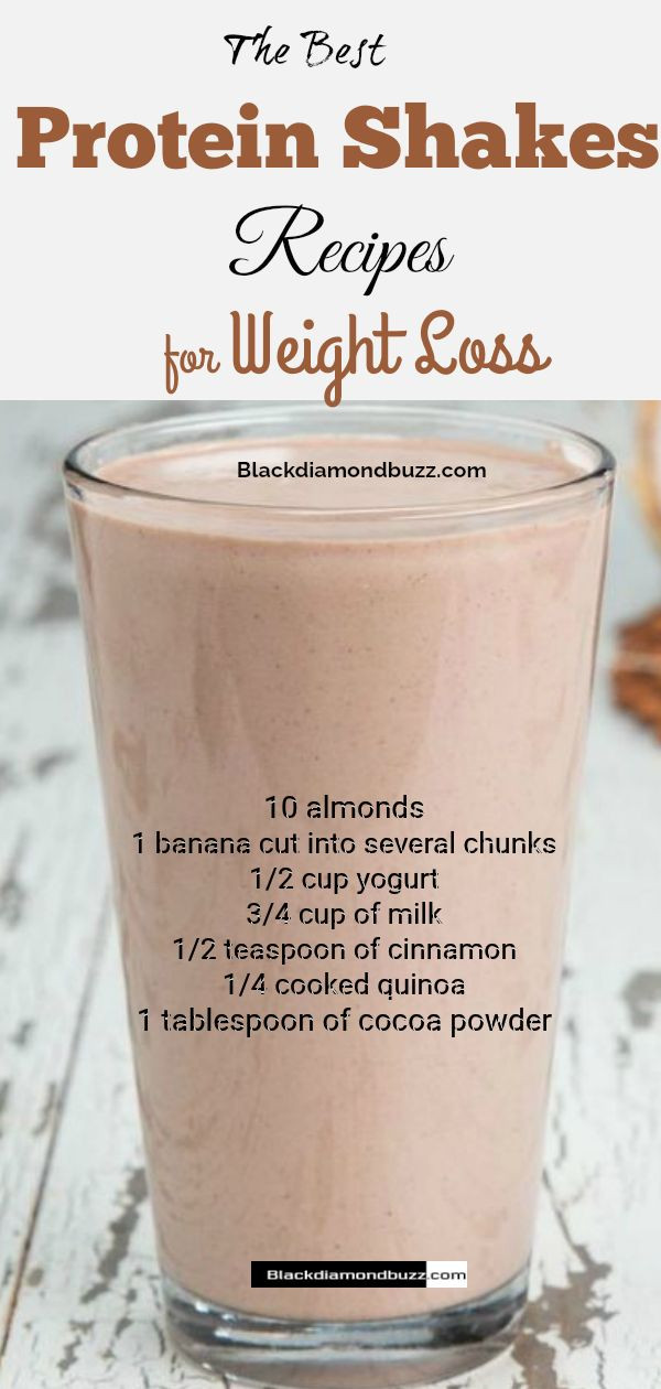 Protein Shakes Recipes For Weight Loss
 protein shake recipes weight loss