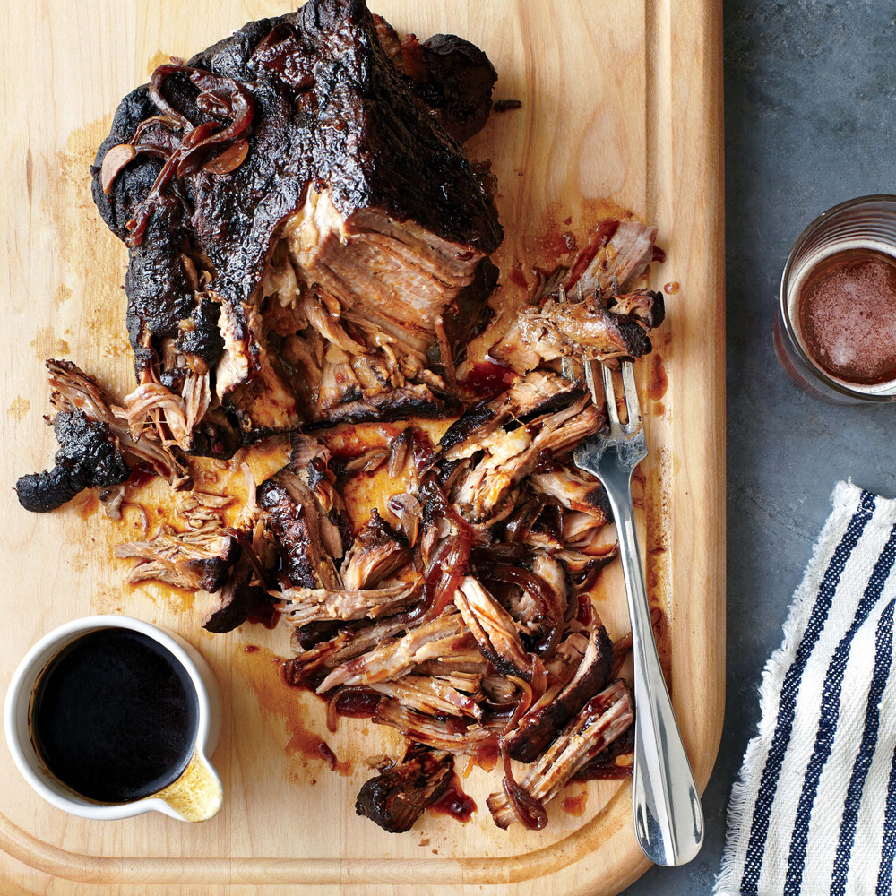 Pull Pork Bbq Sauce Recipe
 Slow Cooker Pulled Pork & Bourbon Peach Barbecue Sauce