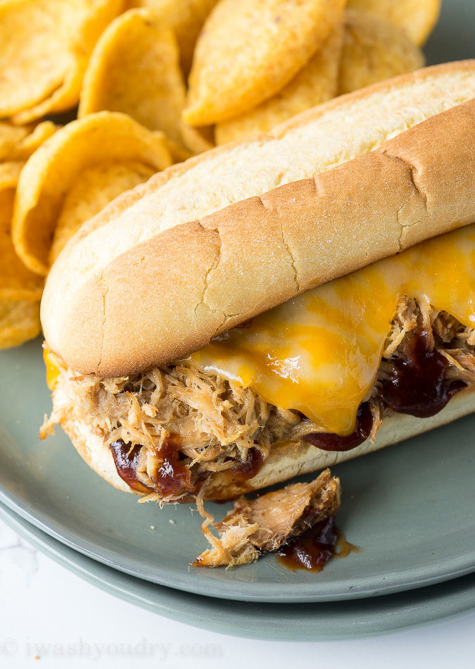 Pulled Pork Without Bbq Sauce
 Slow Cooker BBQ Pulled Pork I Wash You Dry
