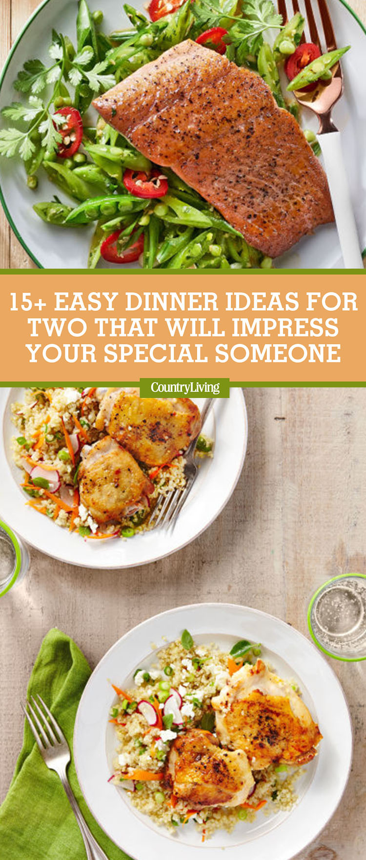 Quick Dinner For Two
 17 Easy Dinner Ideas for Two Romantic Dinner for Two Recipes