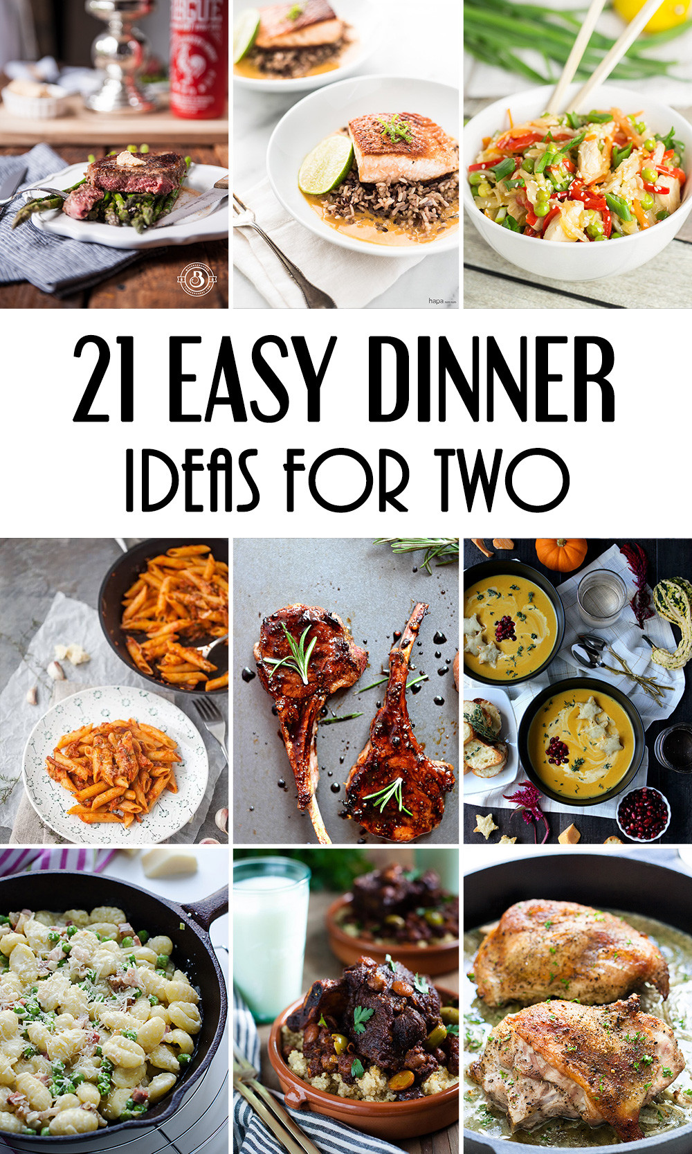 Quick Dinner For Two
 21 Easy Dinner Ideas For Two That Will Impress Your Loved e
