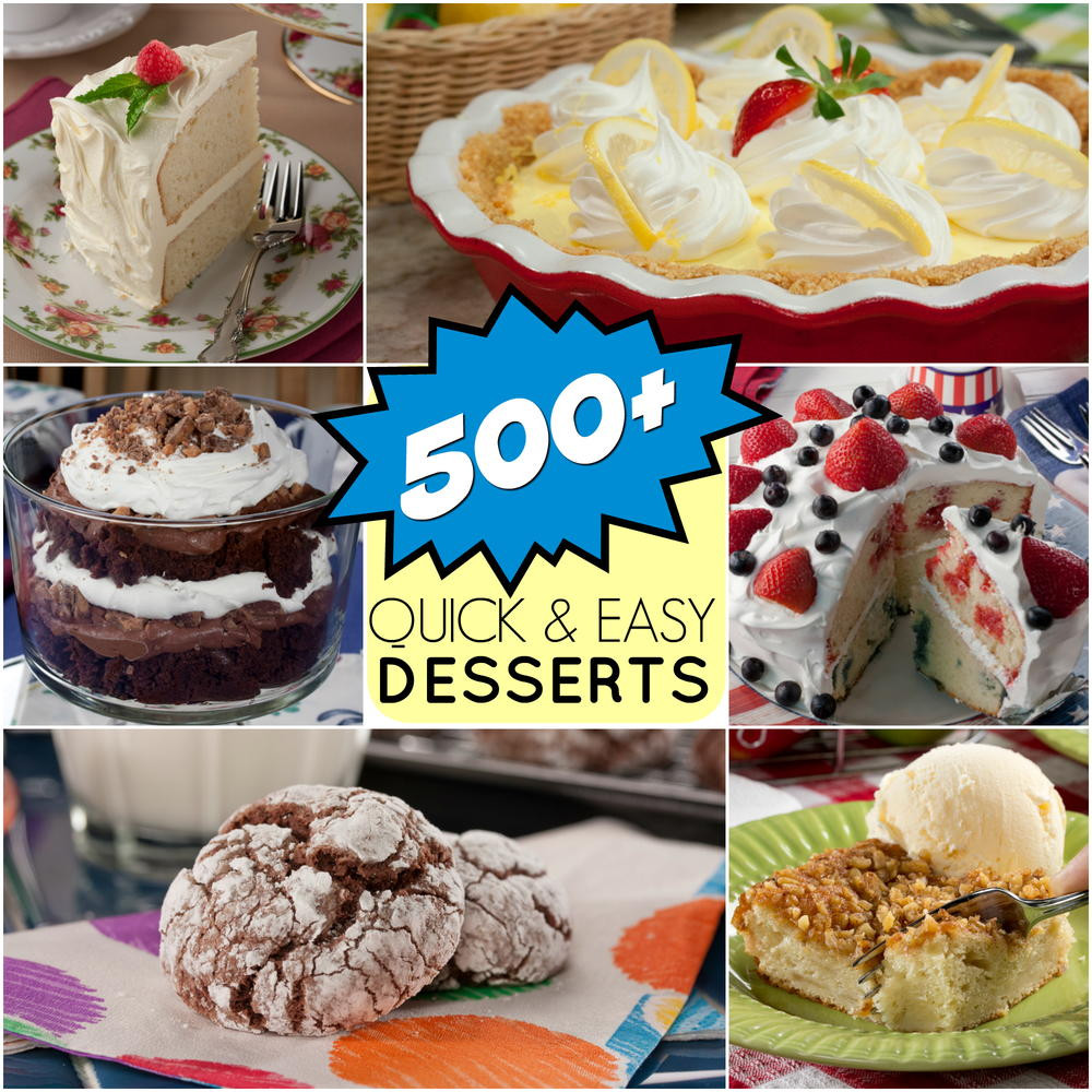 Quick Easy Desserts
 Quick & Easy Dessert Recipes 501 Great Dessert Recipes