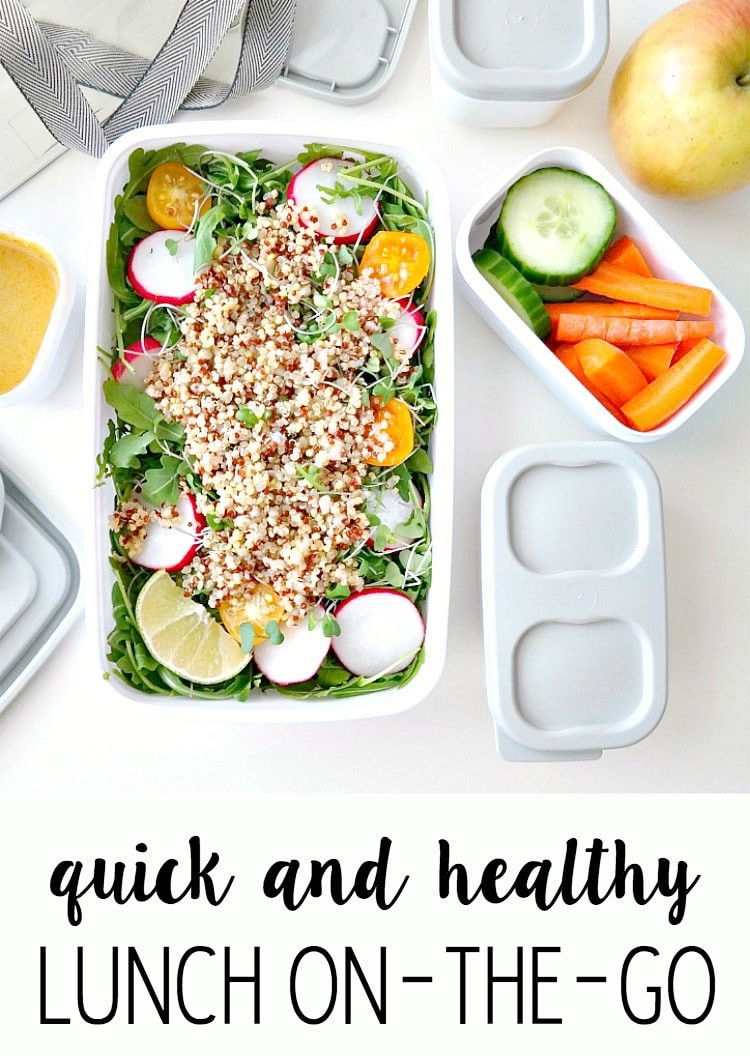 Quick Healthy Snacks On The Go
 Quick and Healthy Lunch the Go The Glowing Fridge