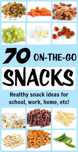 Quick Healthy Snacks On The Go
 70 Portable Healthy Snacks
