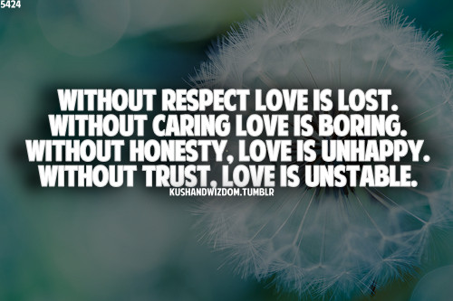 Quote About Respect In A Relationship
 Honesty In A Relationship Quotes QuotesGram