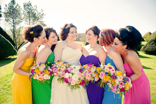 Rainbow Themed Wedding
 Wedding Color Ideas for May