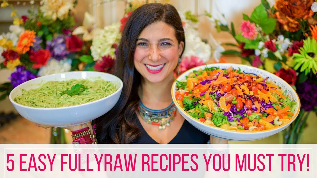 Raw Vegan Recipes For Beginners
 5 FullyRaw Best Easy Vegan Recipes for Beginners