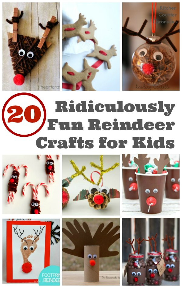 Reindeer Craft For Kids
 20 Ridiculously Fun Reindeer Crafts for Kids to Make