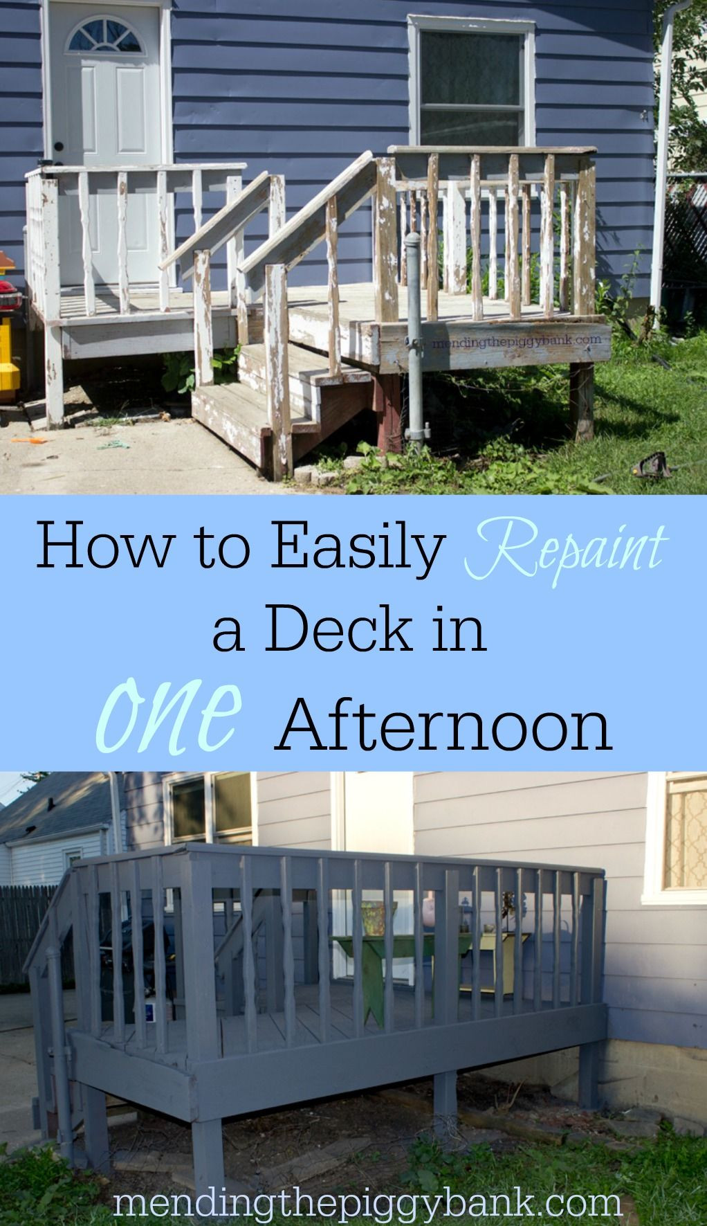 Repainting A Deck
 How to Easily Repaint a Deck in e Afternoon See how