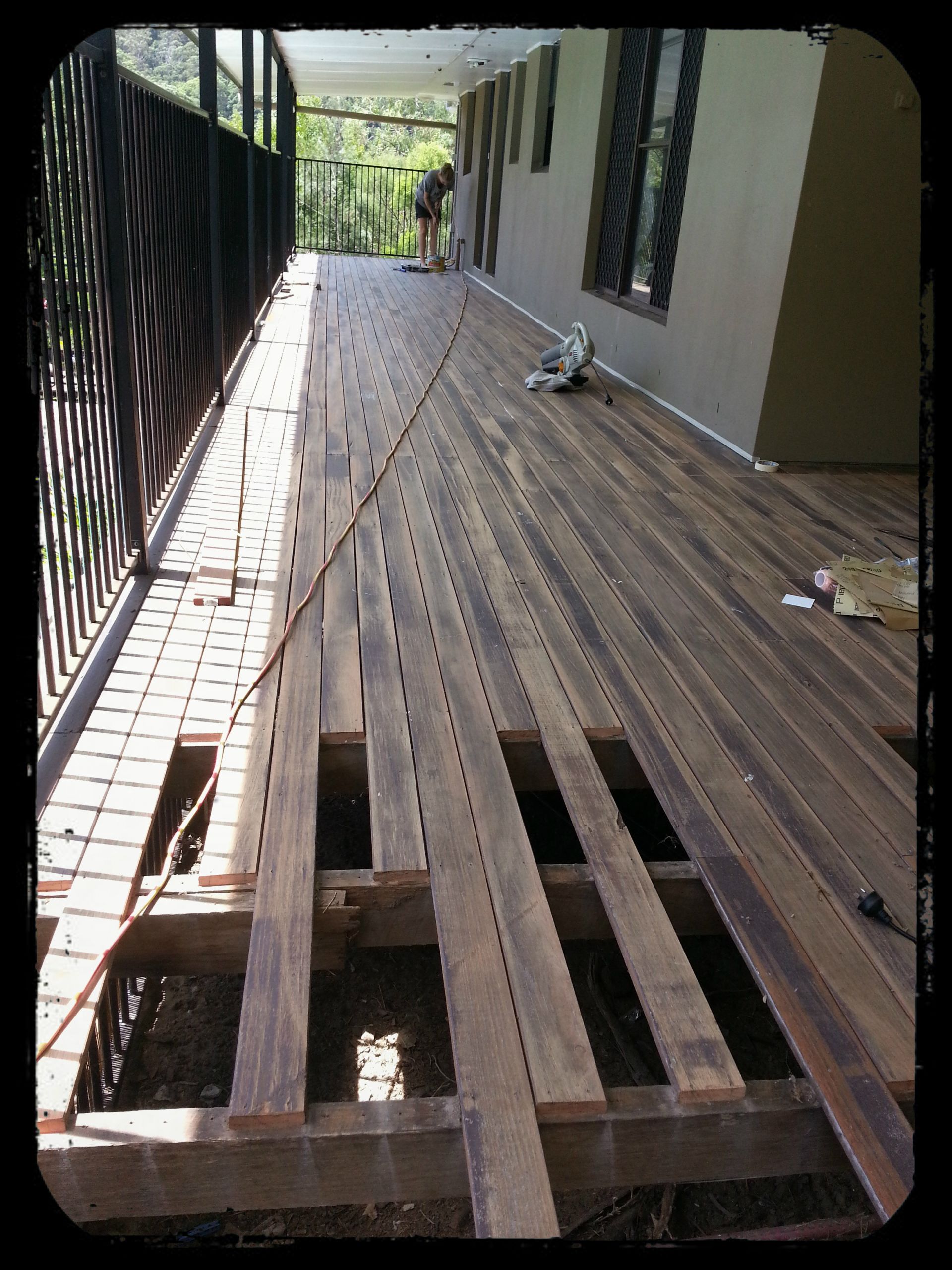 Repainting A Deck
 Repainting your deck or verandah