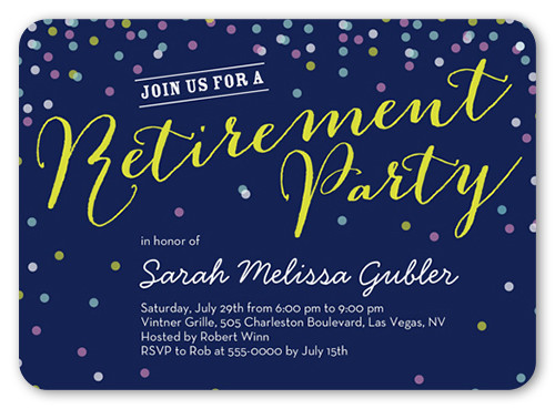 Retirement Party Program Ideas
 Retirement Invitation Wording Template and Guidelines