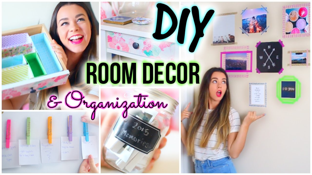 Room Organization DIY
 DIY Room Decor & Organization For 2015