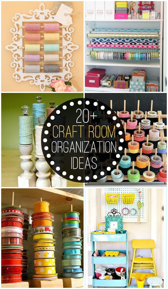 Room Organization DIY
 20 Craft Room Organization Ideas