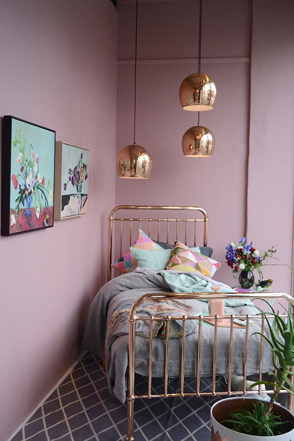 Rose Gold Bedroom Decor
 Best 25 Rose gold bed ideas on Pinterest
