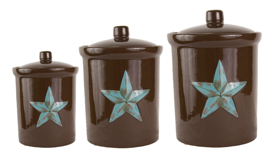 Rustic Kitchen Canister Sets
 Rustic Star Canister Set