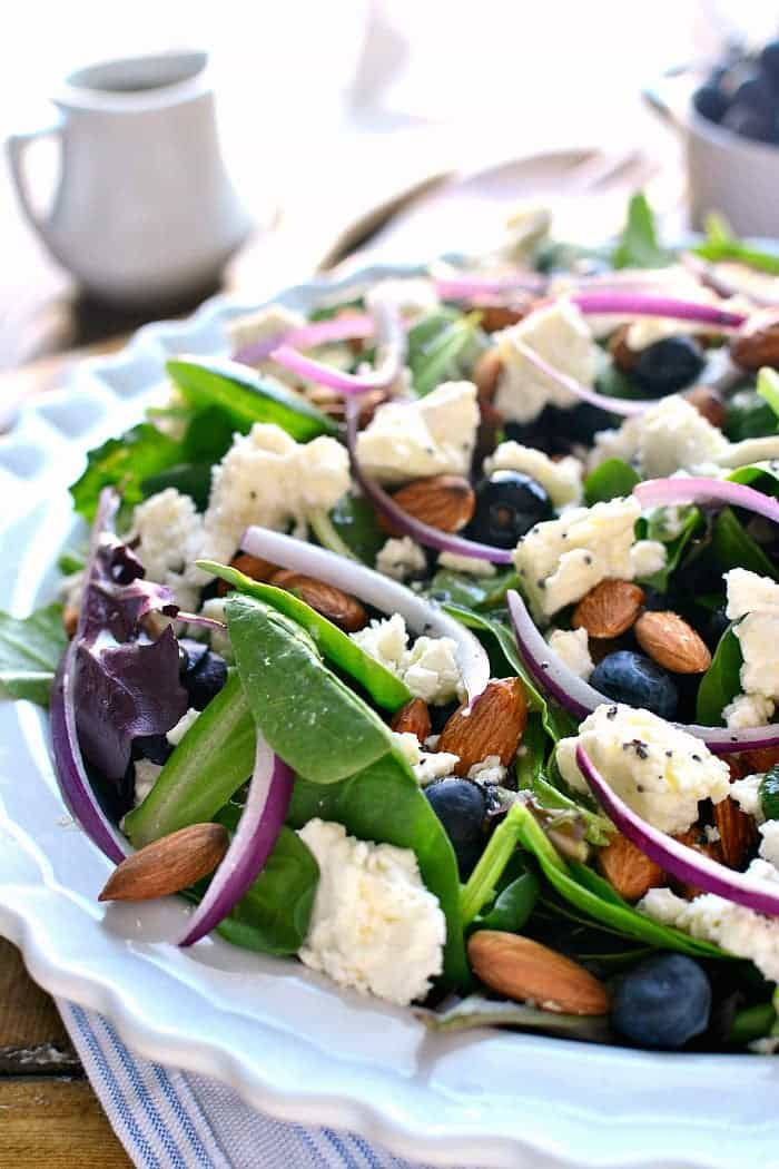 Salads For Easter Brunch
 Blueberry Feta Salad