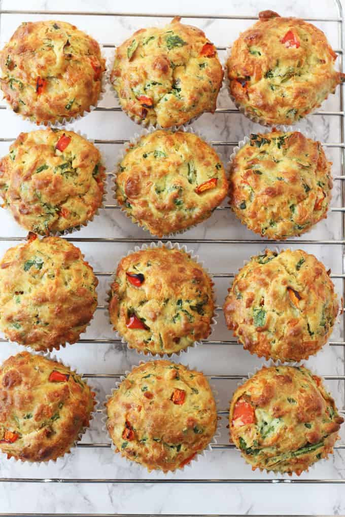 Savory Snacks Recipe
 Spinach & Cheese Savoury Lunchbox Muffins My Fussy Eater