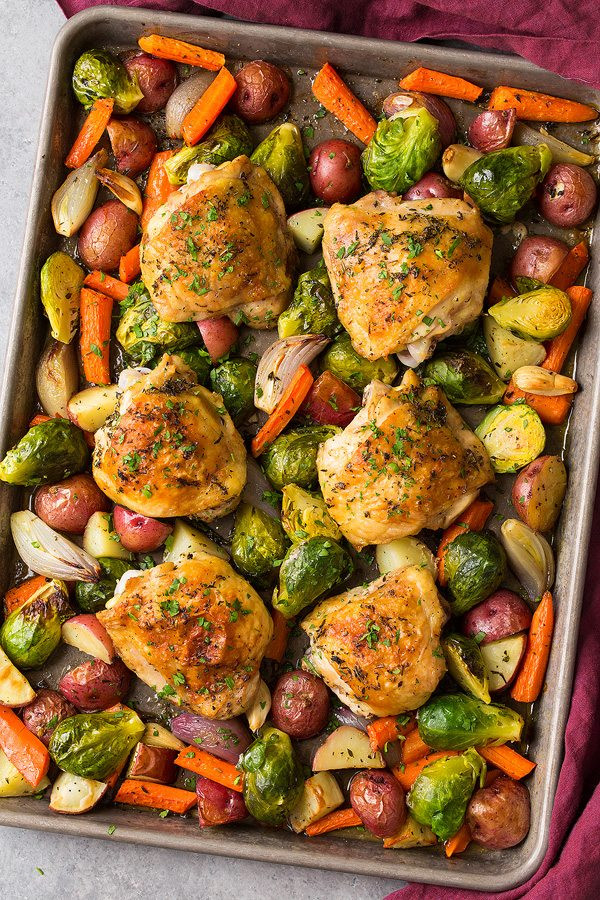 Sheet Pan Roasted Vegetables
 Sheet Pan Roasted Chicken with Root Ve ables Cooking