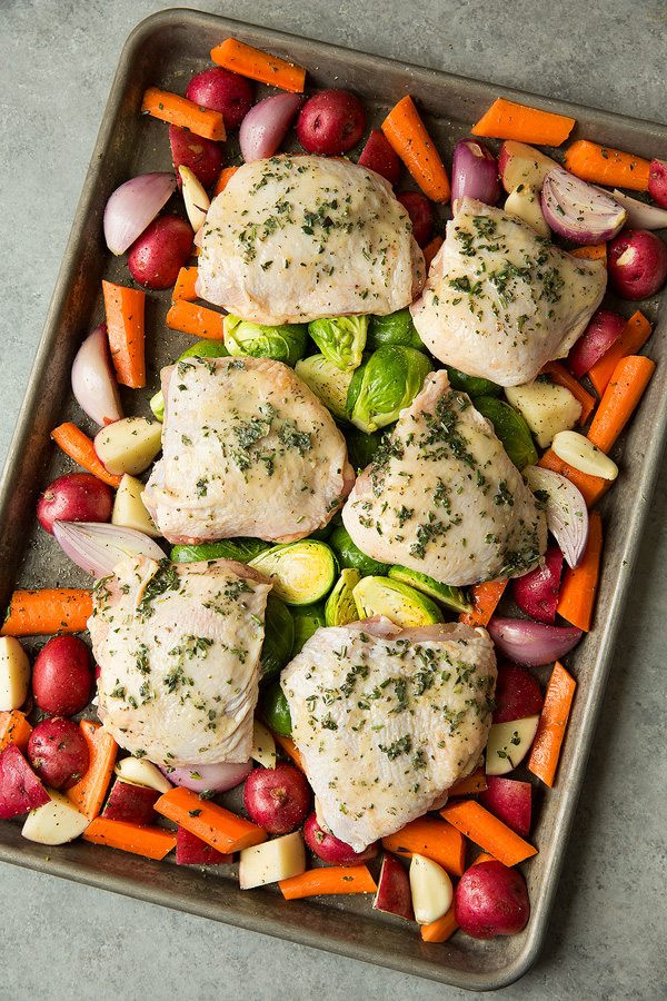 Sheet Pan Roasted Vegetables
 Sheet Pan Roasted Chicken with Root Ve ables Cooking