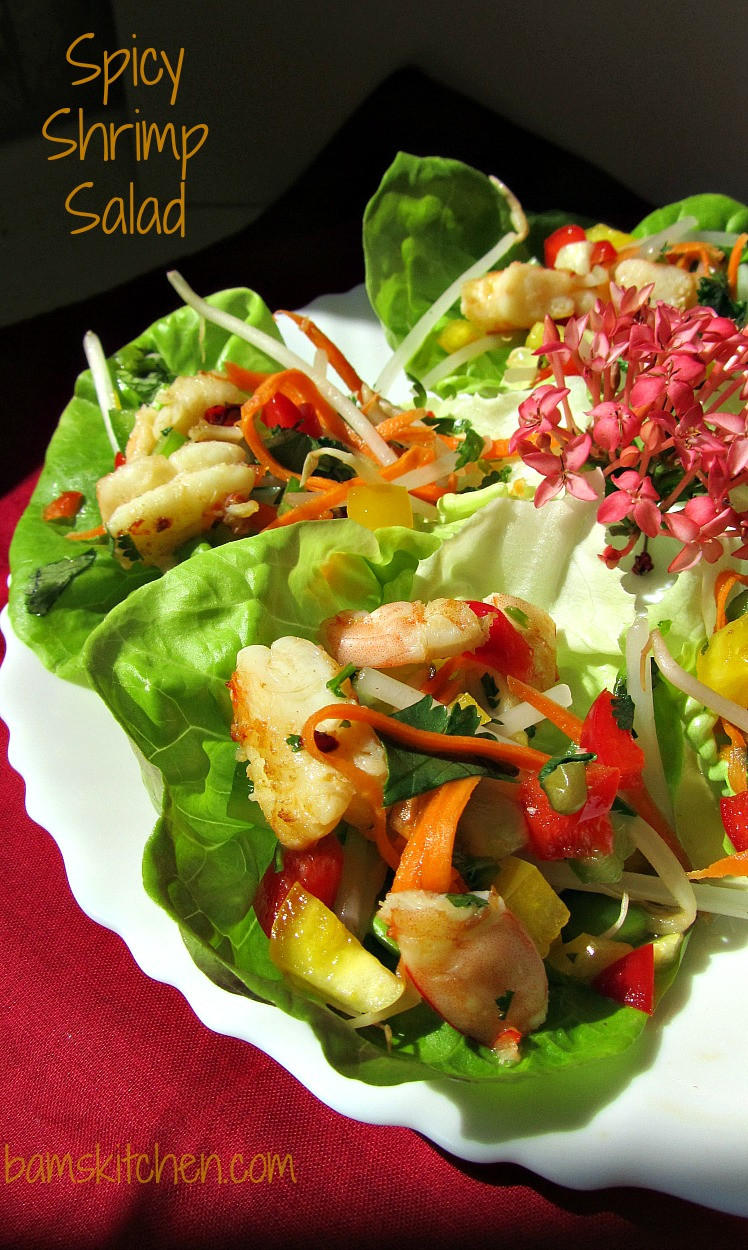 Shrimp Salad Dressings
 Spicy Shrimp Salad with Cilantro Lime Dressing Healthy