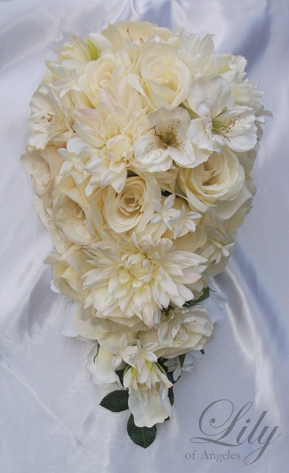 Silk Wedding Flower Packages
 17 Pieces Package Silk Flower Wedding Decoration by