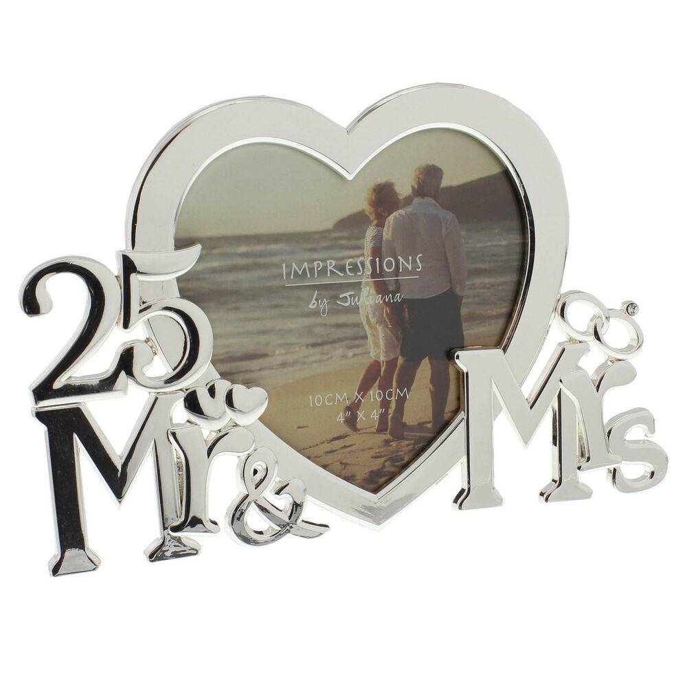 Silver Anniversary Gift Ideas
 25th Silver Wedding Anniversary Silver Plated Frame