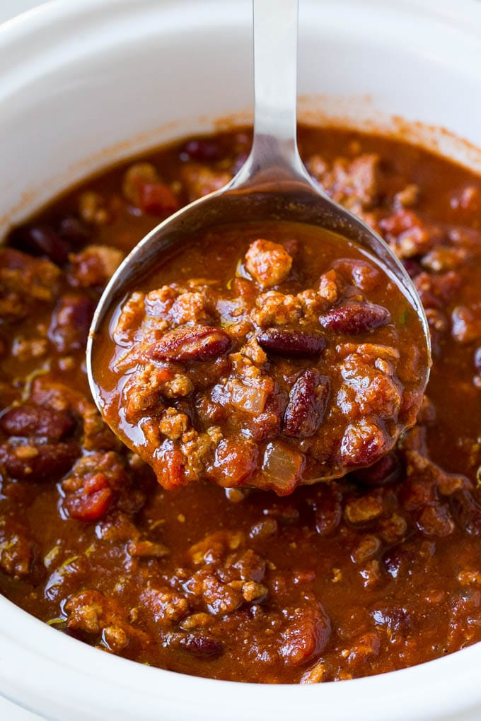 Slow Cooker Turkey Chili Recipe
 Slow Cooker Turkey Chili Dinner at the Zoo