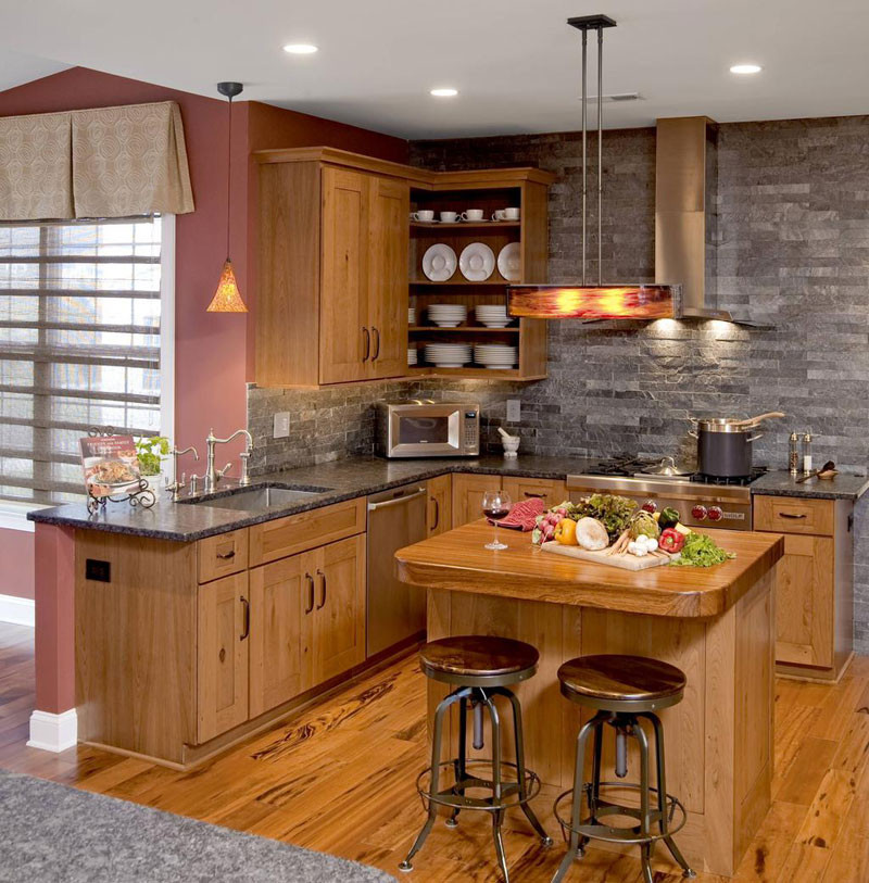 Small Kitchen Design Ideas
 33 Modern Style Cozy Wooden Kitchen Design Ideas
