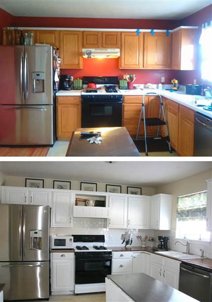 Small Kitchen Makeover Ideas
 See what this kitchen looks like after an $800 DIY