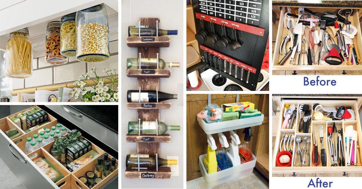 Small Kitchen Organization DIY
 45 Small Kitchen Organization And DIY Storage Ideas