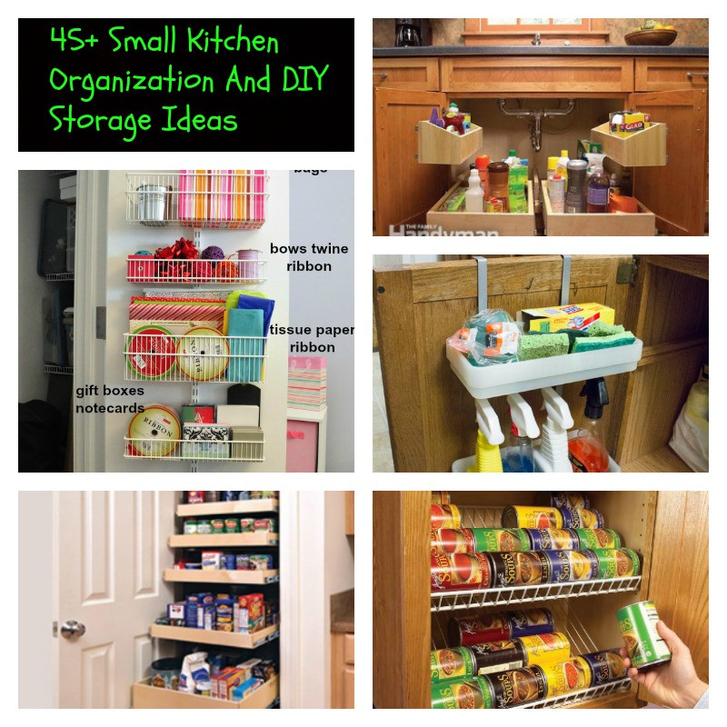 Small Kitchen Organization DIY
 45 Small Kitchen Organization Ideas