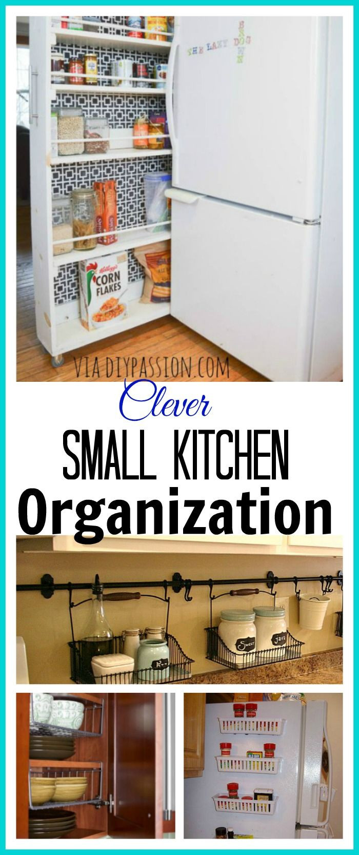 Small Kitchen Organization DIY
 10 Ideas For Organizing a Small Kitchen