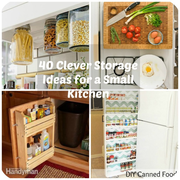 Small Kitchen Organization DIY
 40 Clever Storage Ideas for a Small Kitchen