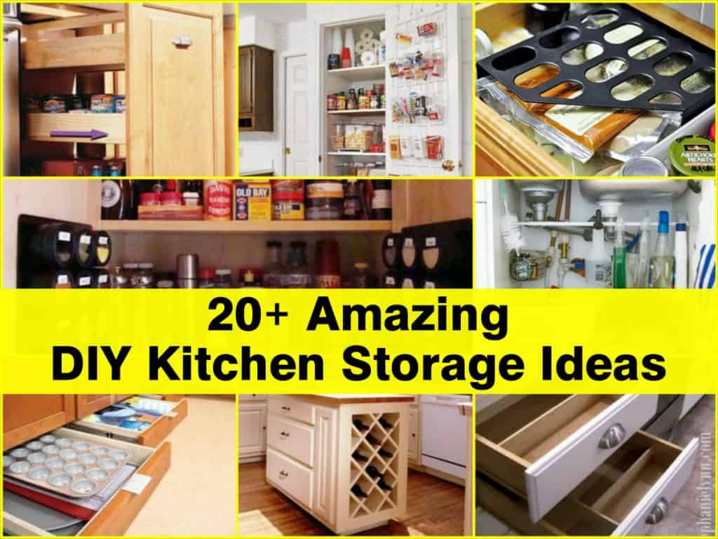 Small Kitchen Storage Ideas Diy
 20 Amazing DIY Kitchen Storage Ideas