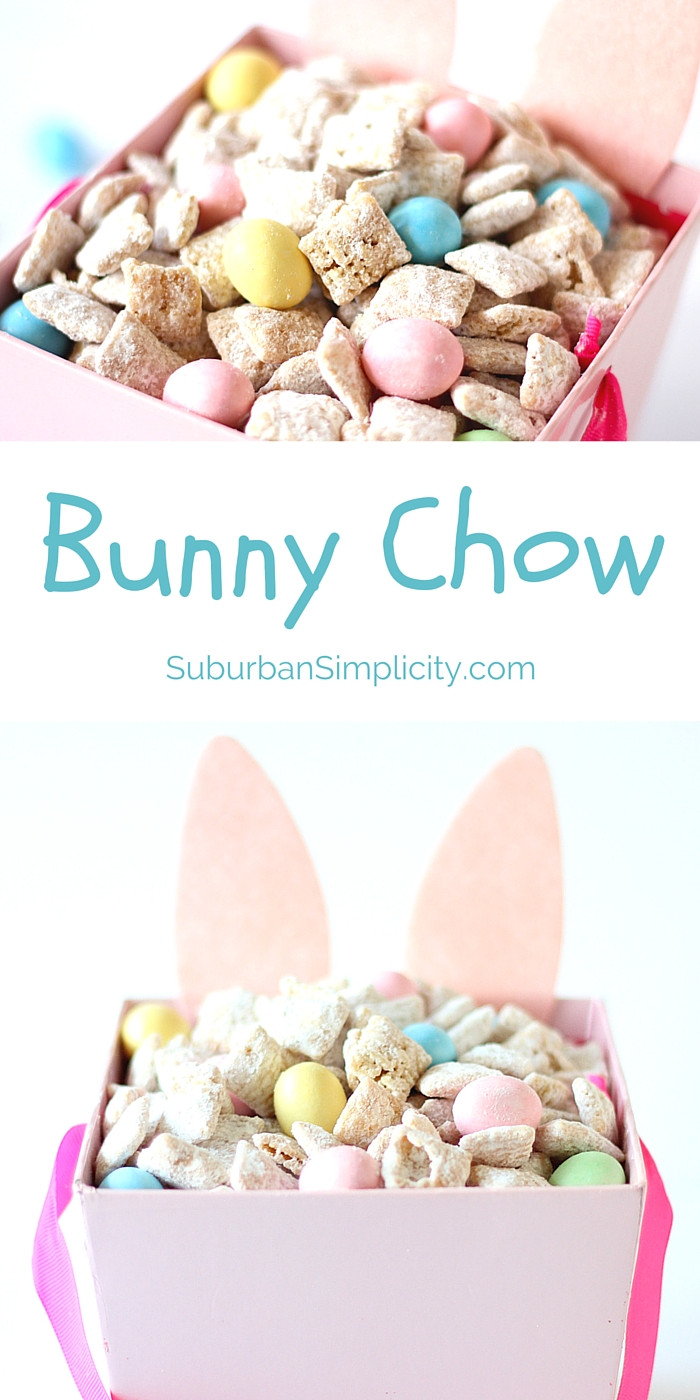 Snack Ideas For Easter Party
 Bunny Chow with Chex Mix Cereal
