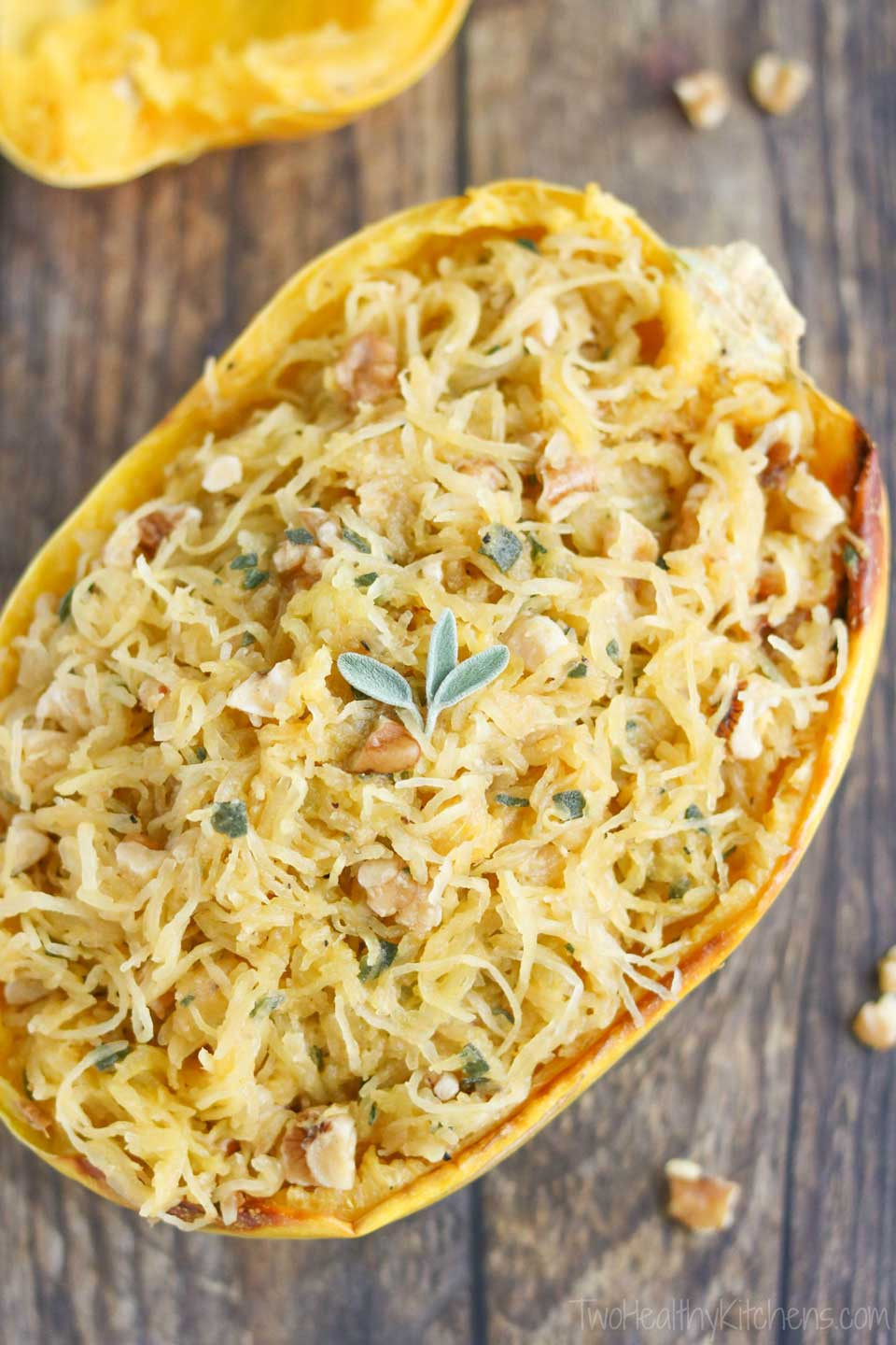 Spaghetti Squash Microwave
 Microwave Spaghetti Squash with Sage Browned Butter and