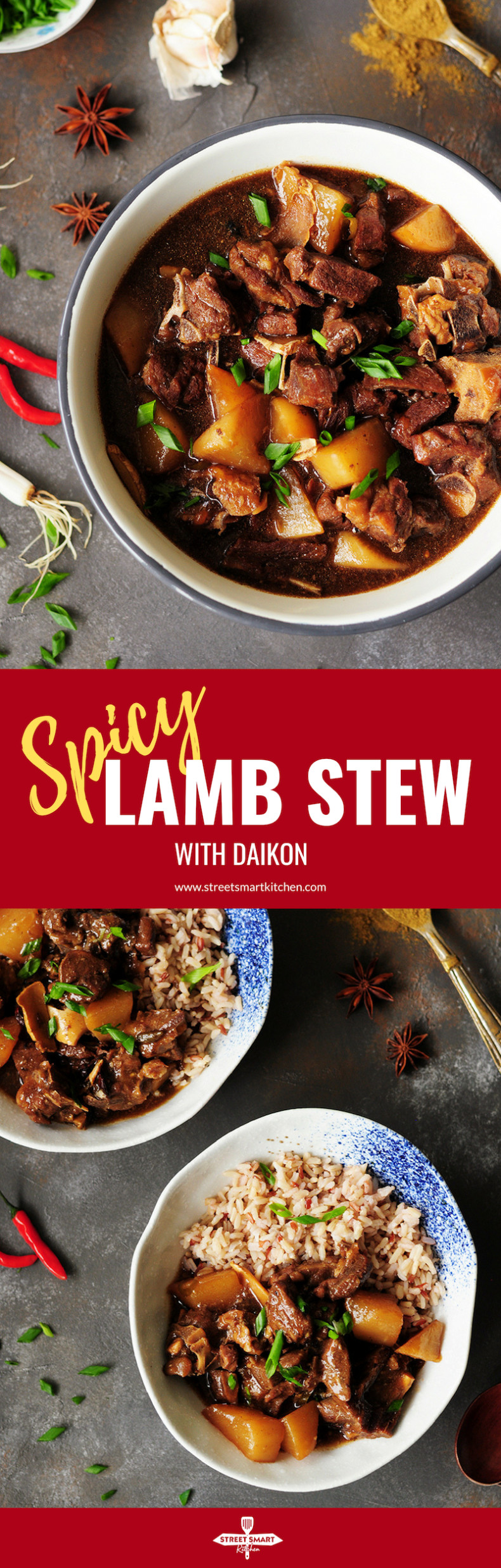 Spicy Lamb Stew
 Spicy Lamb Stew with Daikon StreetSmart Kitchen