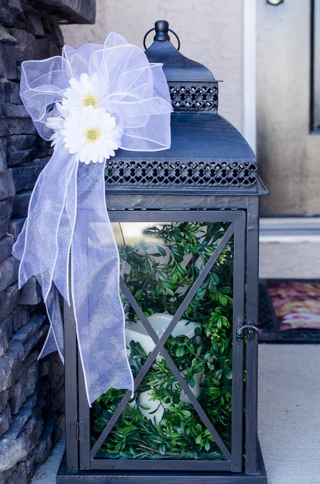 Spring Ideas Outdoor
 Decorate An Outdoor Lantern For Spring With These Easy
