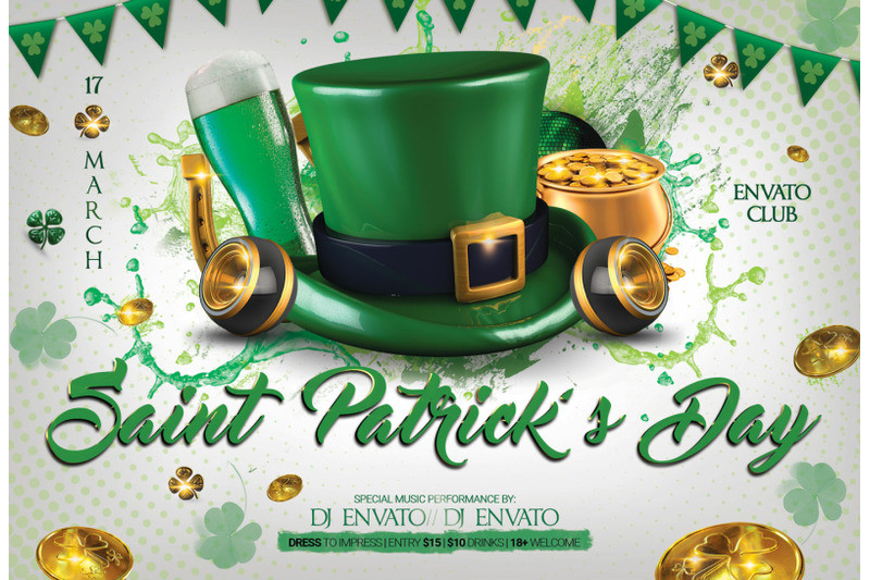 St Patrick's Day Quotes
 St Patrick s Day Flyer And Poster By artolus