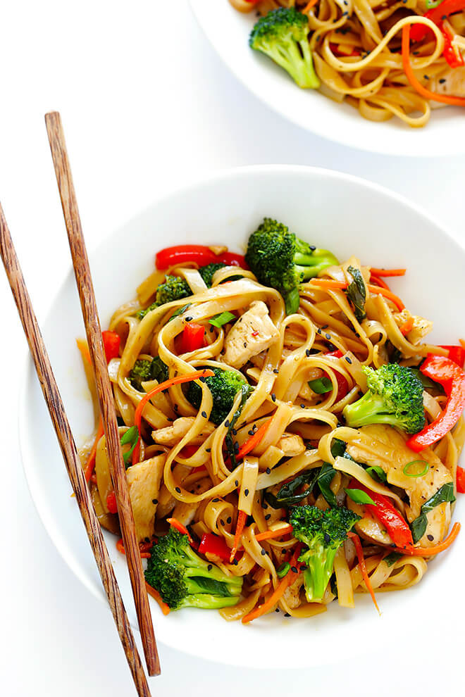 Stir Fry Noodles
 30 Minute Sesame Chicken Noodle Stir Fry