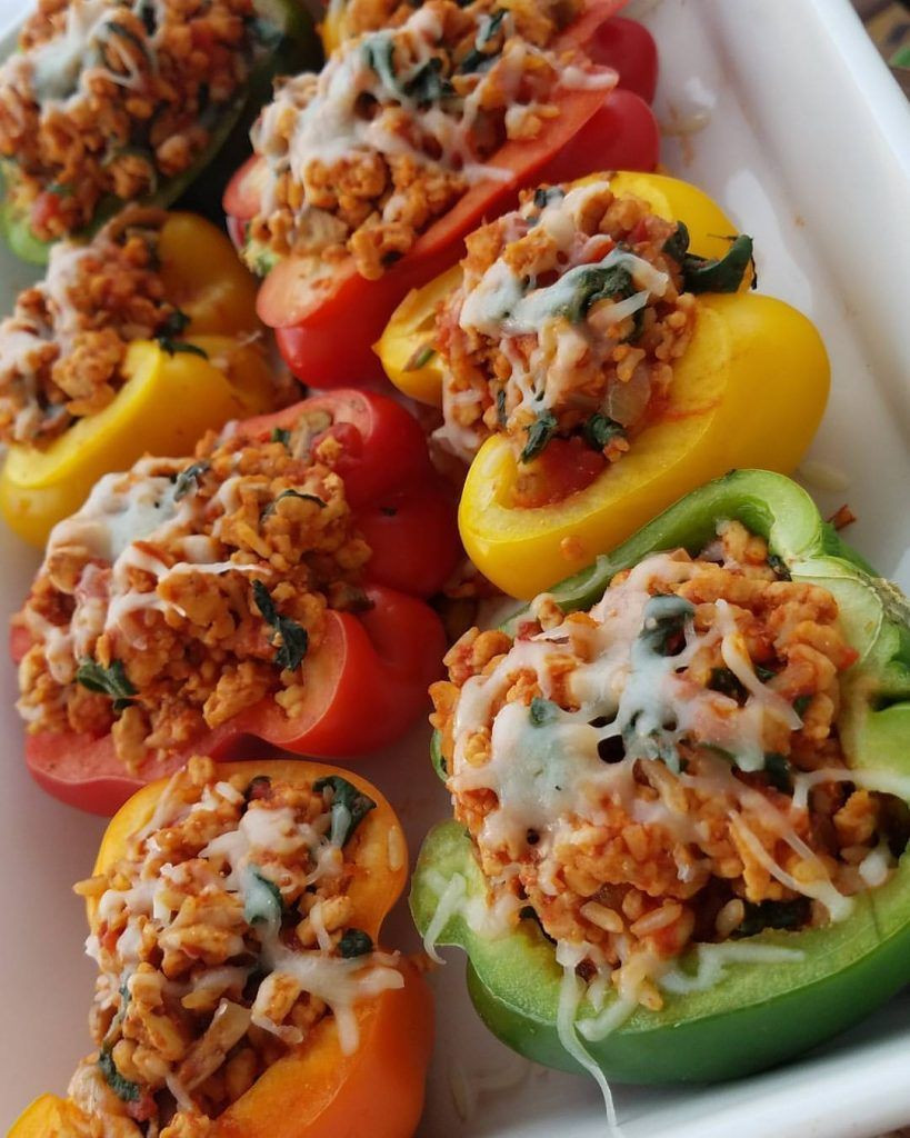 Stuffed Bell Peppers Ground Turkey
 Turkey Stuffed Peppers Recipe A Smaller You