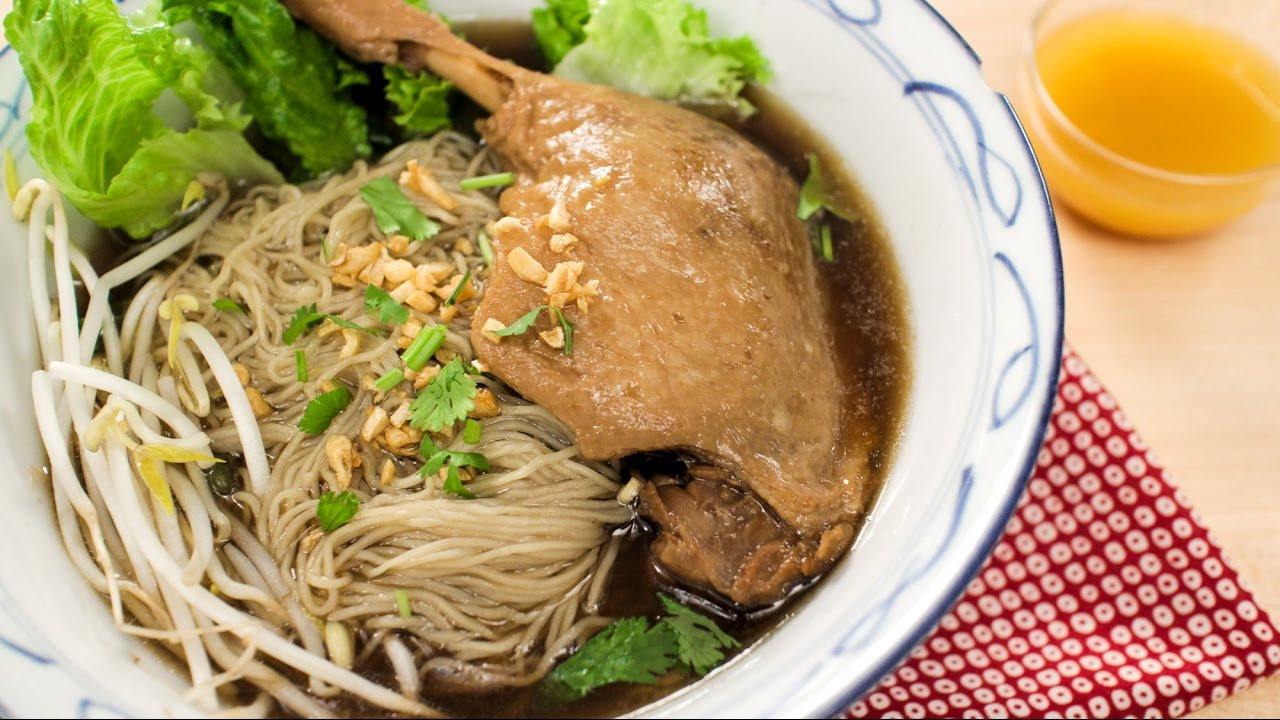 Thai Duck Recipes
 Thai Duck Noodle Soup Recipe บะหมี่เป็ดตุ๋น Hot Thai