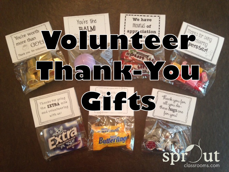 Thank You Gift Bag Ideas
 Volunteer Thank You Gifts Sprout Classrooms
