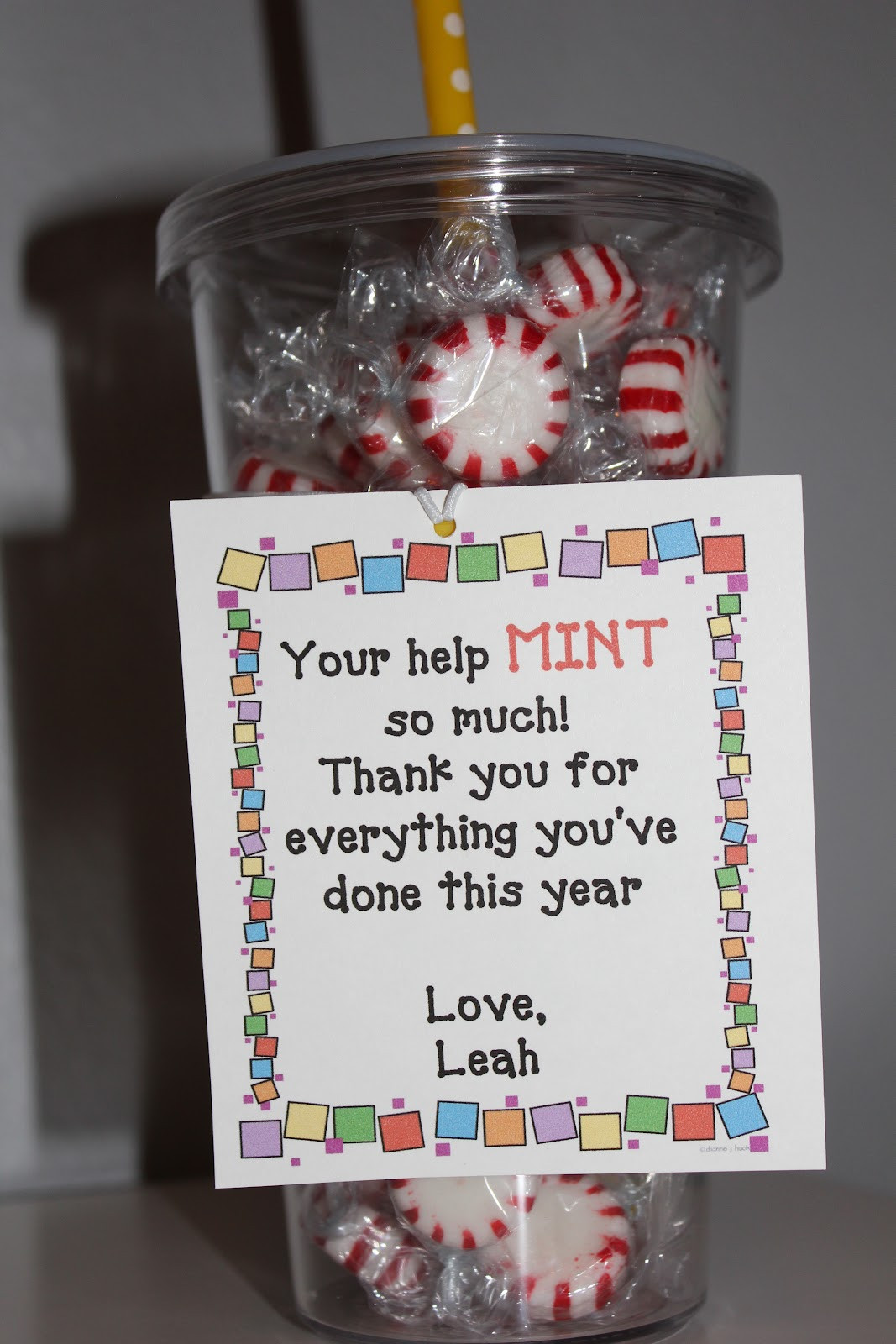 Thank You Gift Ideas For Parents
 simply made with love End of the Year Gifts