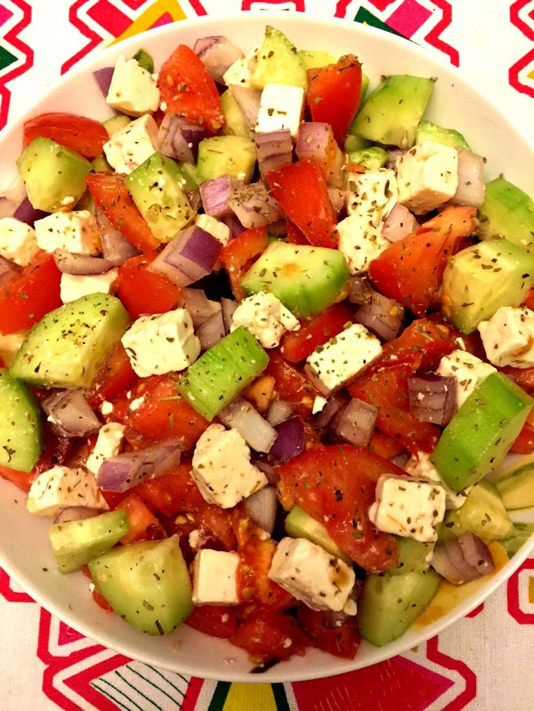 Tomato Cucumber Feta Salad
 Tomato Cucumber Feta Cheese Greek Salad Recipe – Melanie Cooks