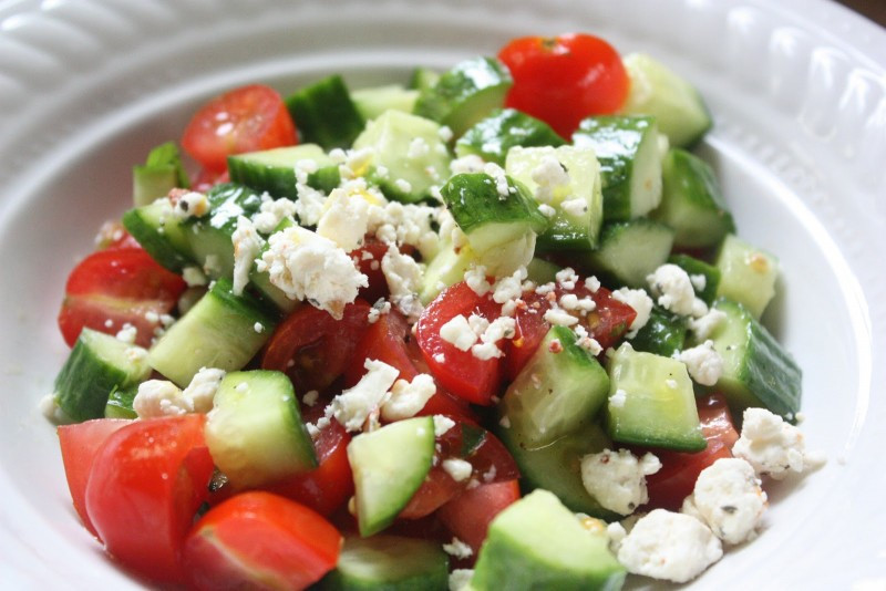 Tomato Cucumber Feta Salad
 Cucumber Tomato And Feta Salad Recipe — Dishmaps
