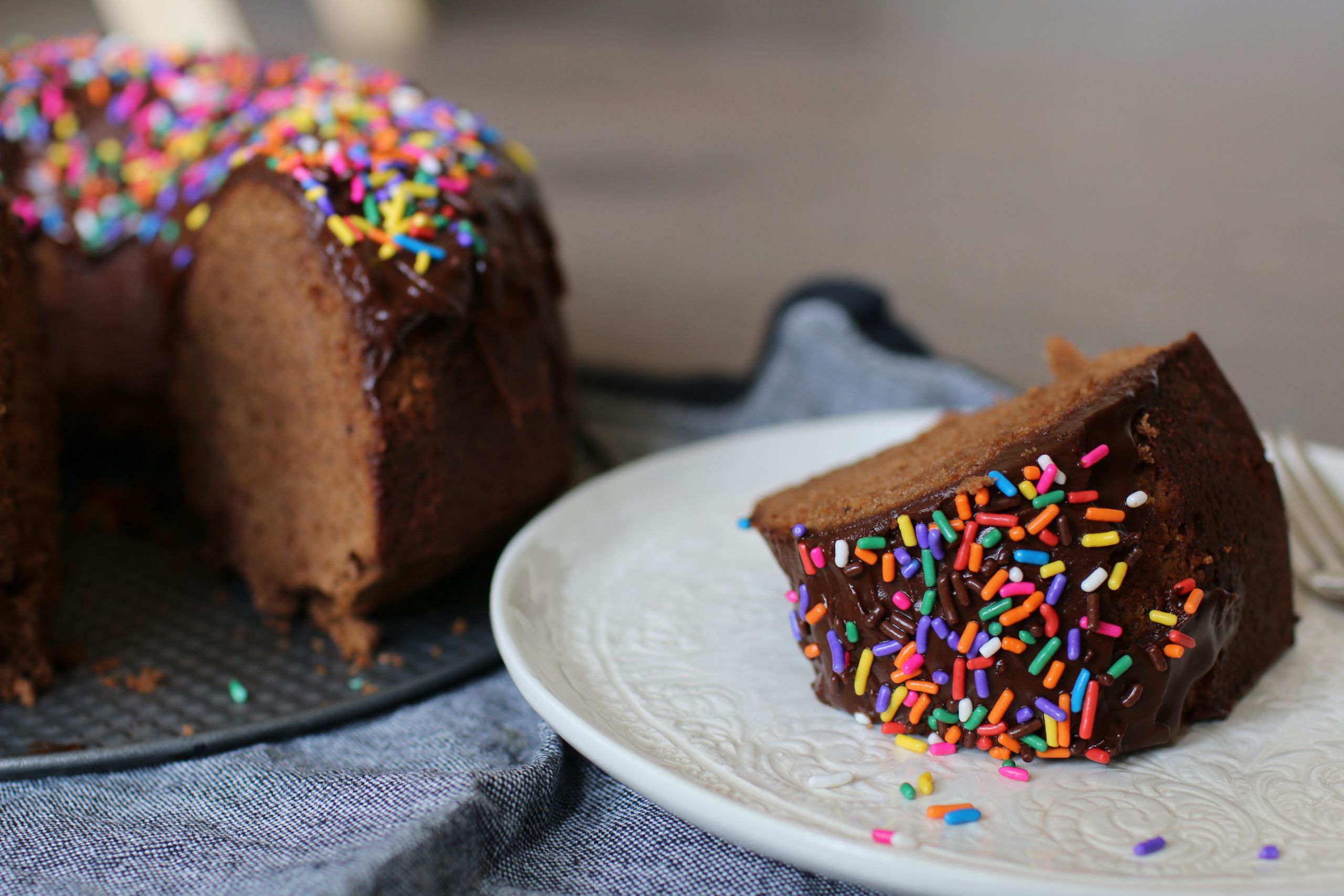 Trisha Yearwood Chocolate Pound Cake
 Birthday Chocolate Bundt Cake